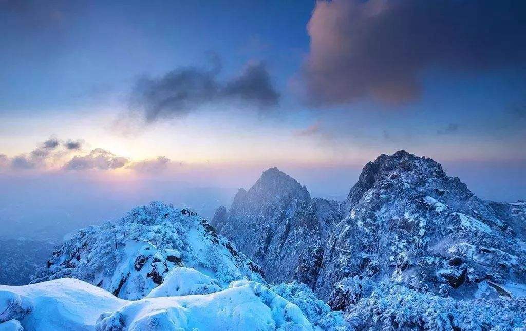 Winter Snow，Mount Huangshan