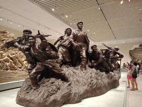 Sculptures of CPC,China People's Revolution Military Museum