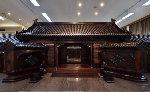 The Model of the Quadrangle Dwelling，China Red Sandalwood Museum