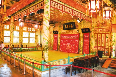 The Stage of The Grand Theater Tower，Prince Gong’s Mansion