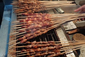 Mutton Kebabs， Wangfujing Street