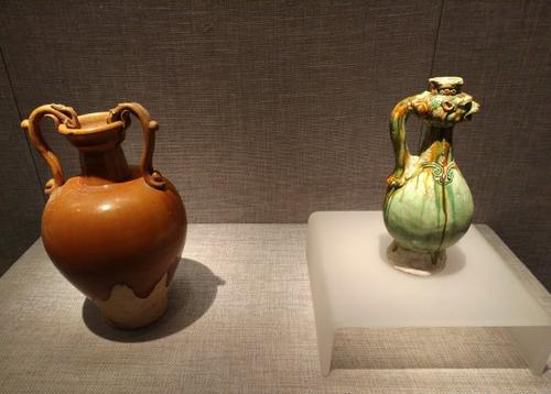 Tang Tri-colored Glazed Pottery,Luoyang Museum