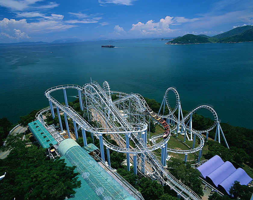Roller Coaster，Hong Kong Ocean Park