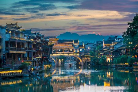 The Beautiful Scenery,Fenghuang Ancient Town