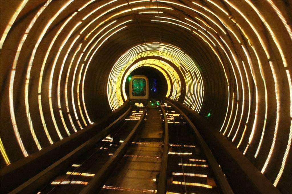 The Wonderful Scenery,The Bund Sightseeing Tunnel