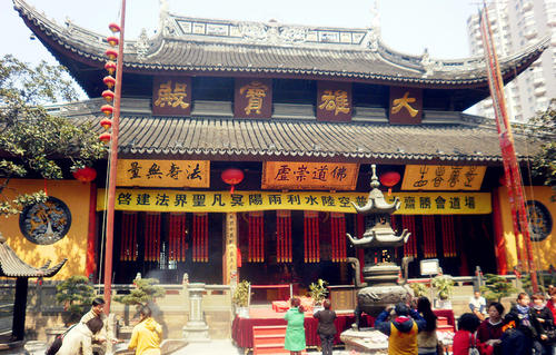 Grand Hall,The Jade Buddha Temple 