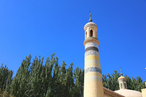 18-meter-high Minaret,Id Kah Mosque