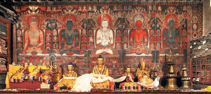 Murals at Shalu Monastery，Shalu Monastery