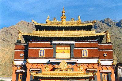 Qiangba Buddha Hall,The Tashilunpo Monastery