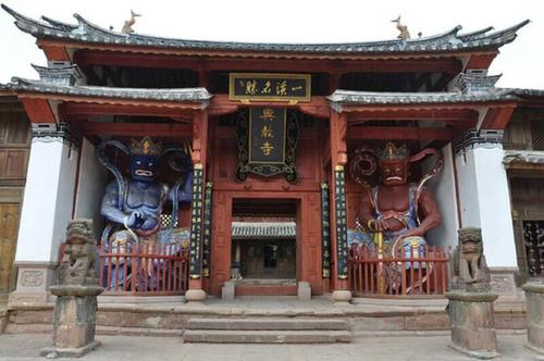 Xingjiao Temple,  Shaxi Ancient Town