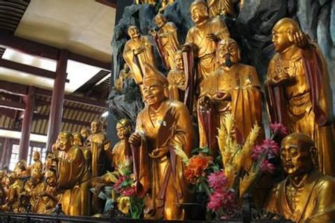 The Five Hundred Arhat Statues，Qiongzhu Temple