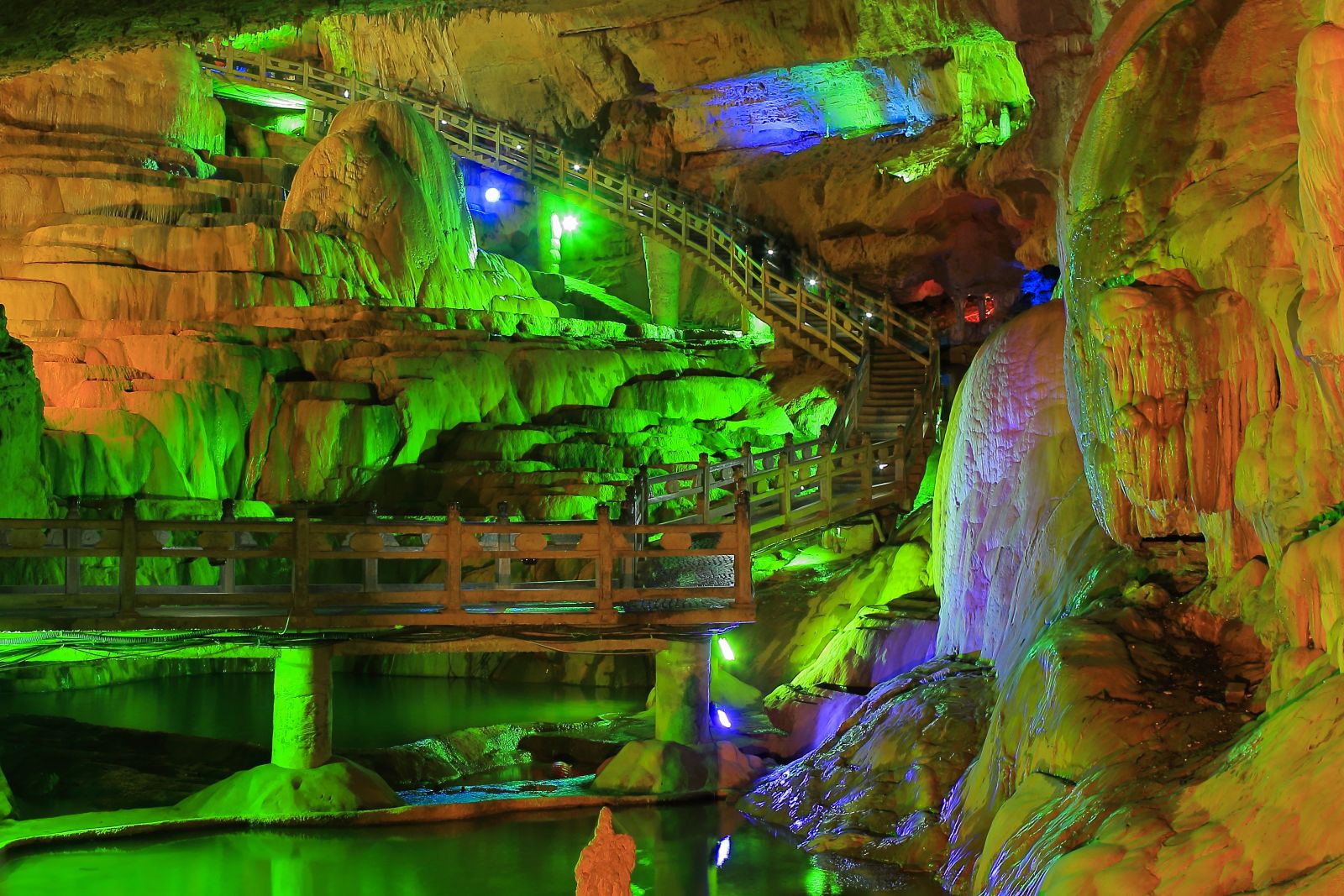 Underground River-karst Cave Group，Jiuxiang Scenic Area