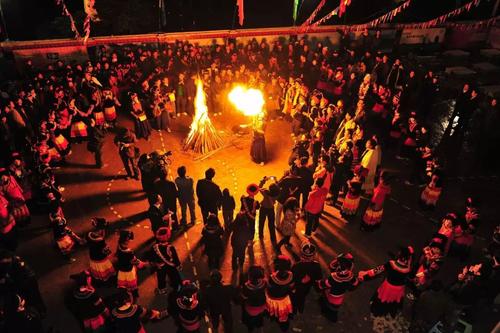 Torch Festival,  Nuohei Village